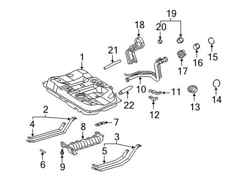 2004 Toyota Avalon Fuel Supply Diagram 2 - Thumbnail