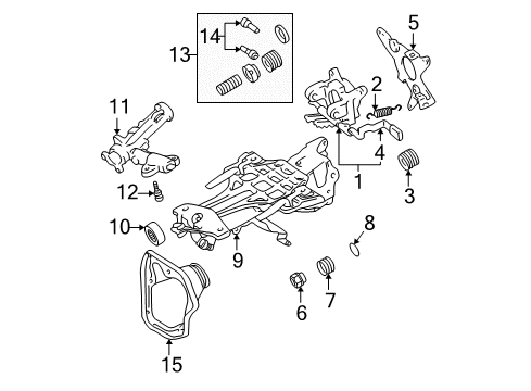 2003 Toyota Avalon Housing & Components Diagram