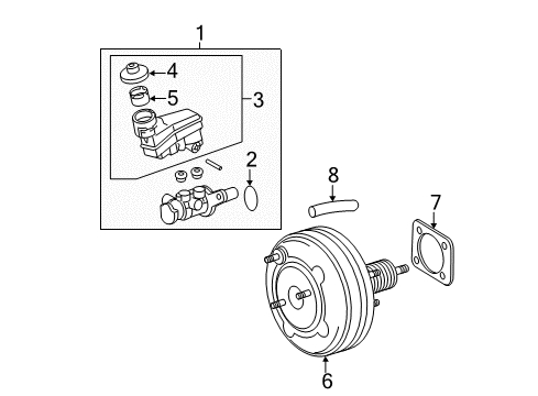 2010 Toyota Camry Dash Panel Components Diagram 3 - Thumbnail