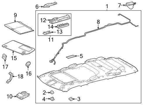 2024 Toyota Sequoia CORD SUB-ASSY, ANTEN Diagram for 86101-0C570