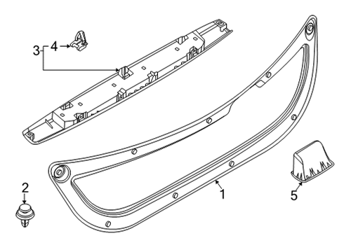 2020 Toyota Yaris Pull Pocket Diagram for 74811-WB001