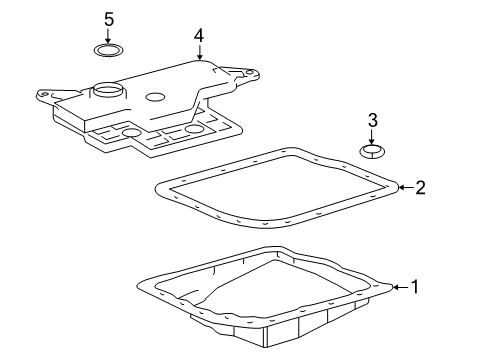 2019 Toyota Highlander Transaxle Parts Diagram