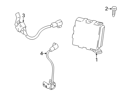 2005 Toyota Echo Anti-Theft Components Diagram 1 - Thumbnail