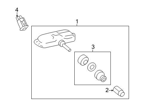 2018 Toyota Avalon Tire Pressure Monitoring Diagram