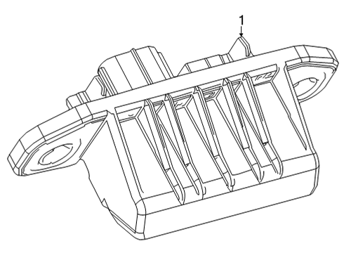 2021 Toyota Venza License Lamps Diagram