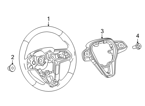 2019 Toyota RAV4 Steering Column & Wheel, Steering Gear & Linkage Diagram 5 - Thumbnail