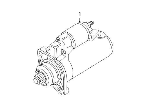 2007 Toyota Matrix Starter, Electrical Diagram