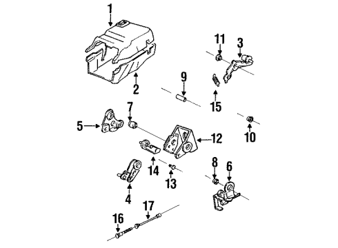 1985 Toyota Pickup Steering Column, Steering Wheel & Trim Diagram 6 - Thumbnail