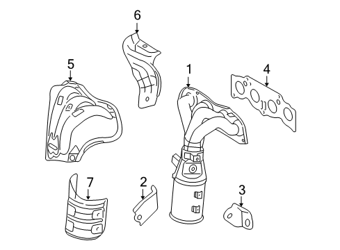 2010 Toyota Corolla Exhaust Manifold Diagram 2 - Thumbnail