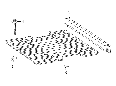 2005 Toyota Tundra Pick Up Box - Floor Diagram 3 - Thumbnail