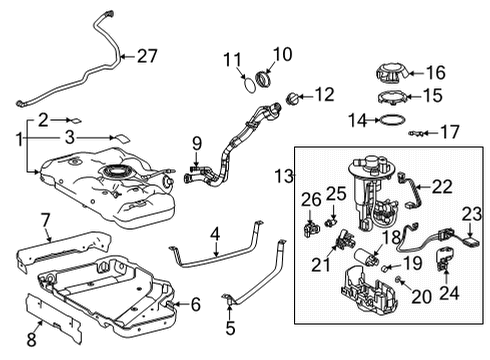 2021 Toyota Sienna Fuel Supply Diagram