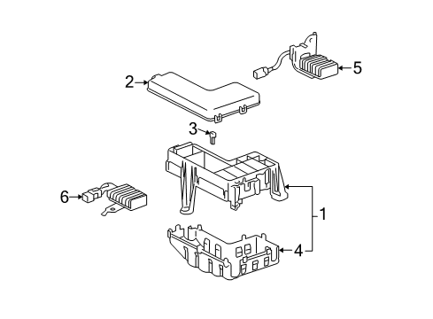 2005 Toyota Tundra Electrical Components Diagram 3 - Thumbnail