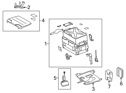 2008 Toyota Camry Electrical Components Diagram 5 - Thumbnail