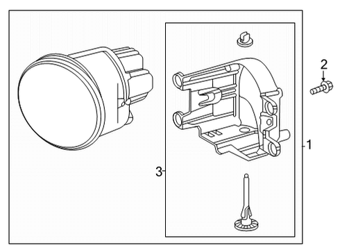 2022 Toyota 4Runner Fog Lamps Diagram