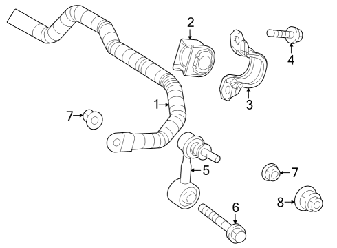 2023 Toyota GR Corolla BOLT, W/WASHER Diagram for 90119-A0563