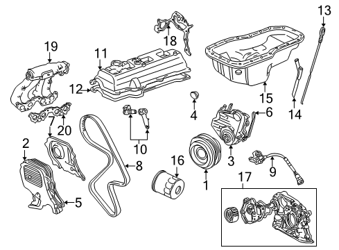 1998 Toyota Camry Intake Manifold Diagram 2 - Thumbnail