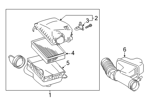 2021 Toyota Tacoma Air Intake Diagram 2 - Thumbnail