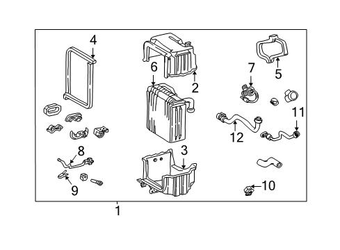 1999 Toyota Sienna Auxiliary Heater & A/C Diagram 2 - Thumbnail