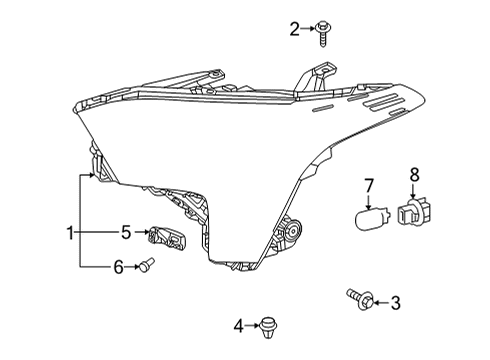 2023 Toyota Tundra Bulbs Diagram