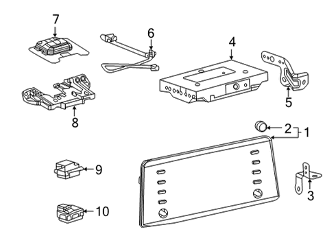 2022 Toyota Sienna Navigation System Diagram