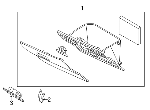 2020 Toyota Yaris Glove Box Diagram