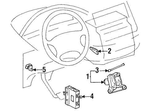 1994 Toyota Previa Cruise Control System Diagram