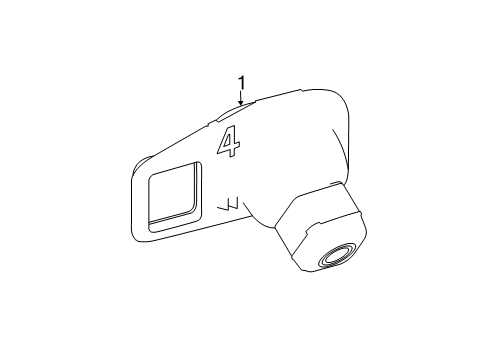 2016 Toyota RAV4 Camera Assembly, TELEVIS Diagram for 86790-42090