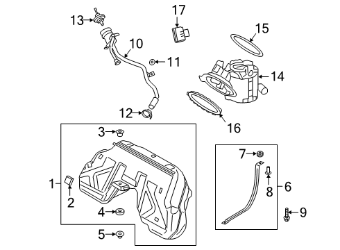 2021 Toyota GR Supra Fuel System Components Diagram