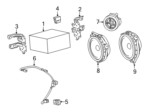 2017 Toyota Corolla iM Sound System Diagram