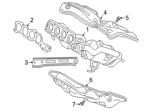 2020 Toyota Avalon Exhaust Manifold Diagram 1 - Thumbnail