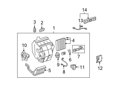 2006 Toyota Highlander Air Conditioner Diagram 4 - Thumbnail