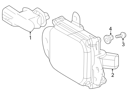 2023 Toyota GR Corolla SENSOR ASSY, MILLIME Diagram for 88210-12101