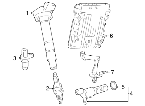 2023 Toyota Sequoia COMPUTER, ENGINE CON Diagram for 89661-0CV01