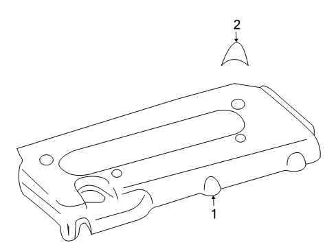 2007 Toyota RAV4 Engine Appearance Cover Diagram 1 - Thumbnail