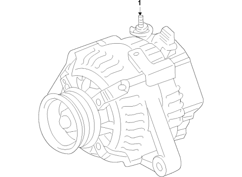 2021 Toyota Highlander Alternator Diagram 1 - Thumbnail