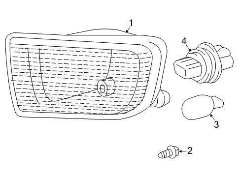 2005 Toyota 4Runner Signal Lamps Diagram