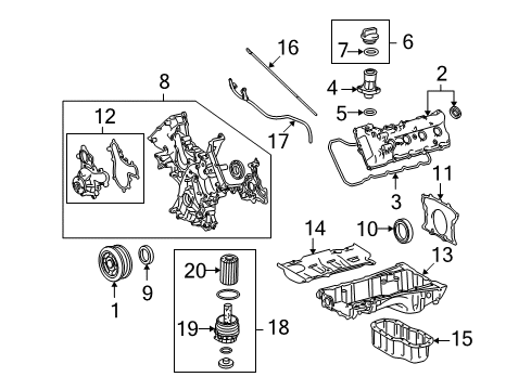 2010 Toyota Land Cruiser Filters Diagram 2 - Thumbnail