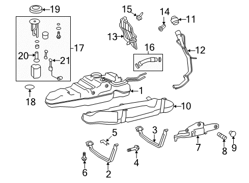 2013 Toyota Land Cruiser Fuel Supply Diagram