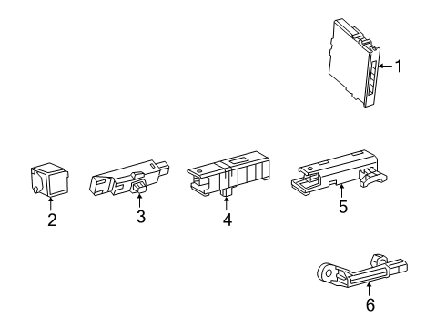 2022 Toyota Corolla Keyless Entry Components Diagram 3 - Thumbnail