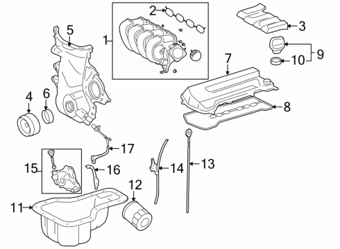 2008 Toyota Matrix Intake Manifold Diagram