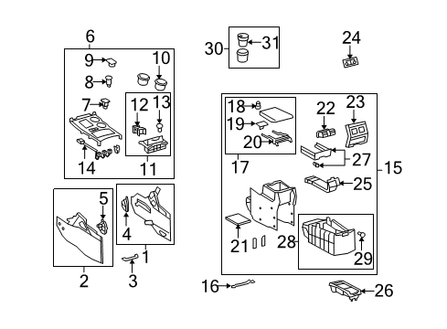 2013 Toyota Highlander Auxiliary Heater & A/C Diagram 4 - Thumbnail