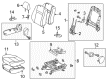 2015 Toyota Camry Seat Cover Diagram - 71071-06C60-B2