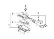 2005 Toyota Tundra Air Filter Box Diagram - 17700-0F041