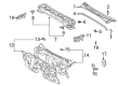 2002 Toyota Tacoma Dash Panels Diagram - 55101-04922