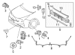 2020 Toyota Prius Parking Assist Distance Sensor Diagram - 89341-48040-H0