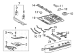 Toyota Sienna Front Cross-Member Diagram - 57450-08030