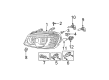 2001 Toyota Avalon Light Socket Diagram - 90075-99106