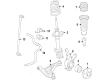 2016 Toyota Yaris Sway Bar Kit Diagram - 48811-0D150