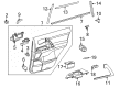 2015 Toyota Land Cruiser Weather Strip Diagram - 68173-60050