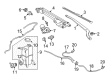 2008 Toyota Tundra Wiper Linkage Diagram - 85150-0C070